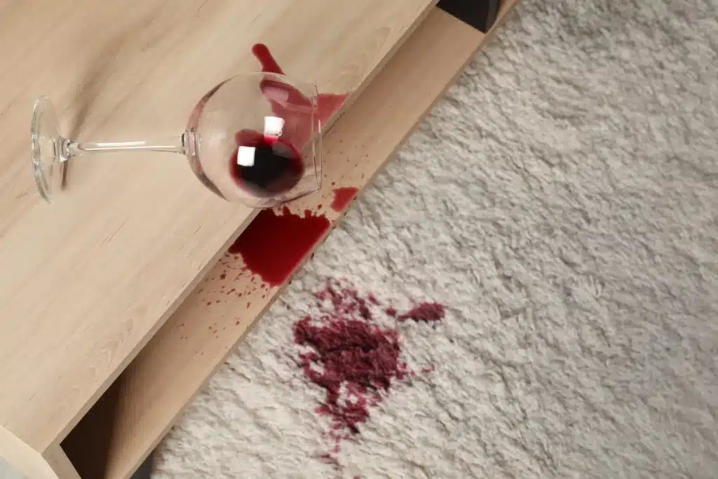 vino en mi alfombra